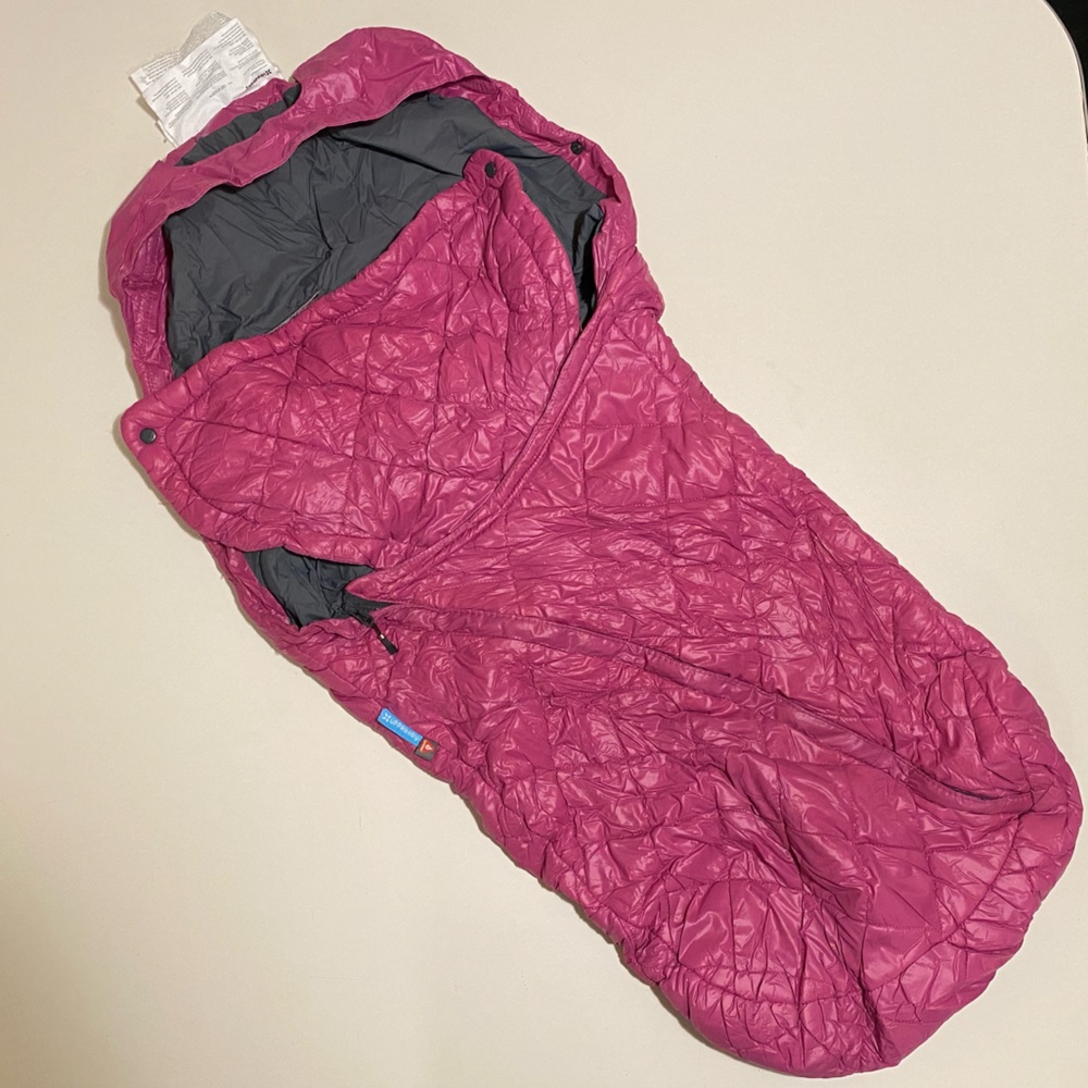 COPY - Uppababy babyGanoosh Footmuff Primaloft Stroller liner Pink